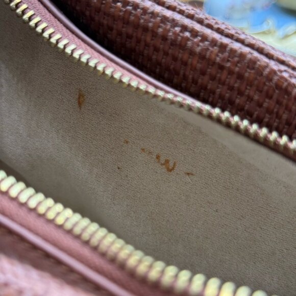 🆕 CULT GAIA 🧿 NWOT Zena Raffia Circular Knotted Shoulder Bag, Woven Brown - Picture 15 of 16